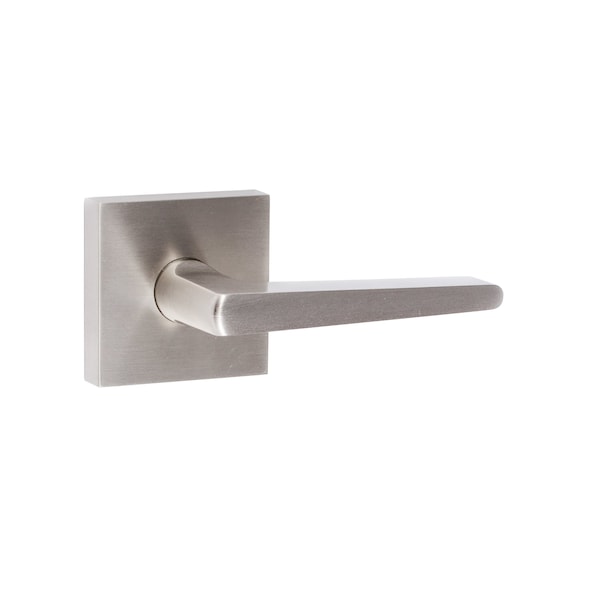 Sure-Loc Hardware Basel 28 Degree Square Passage Lever, Satin Nickel